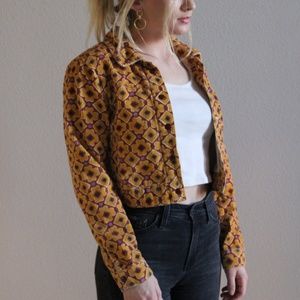 ‼️CLOSET ON SALE ‼️ Urban Outfitters 70s Retro Cropped Corduroy Jacket